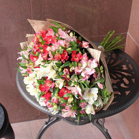 Букет из Альстромерий №164 - Фото 1