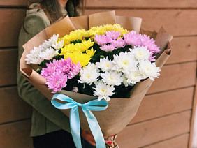 Букет цветов "Небесный" №161