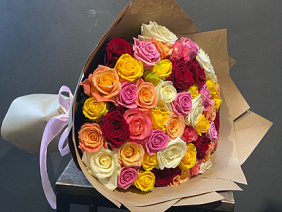 Розы микс 50 см