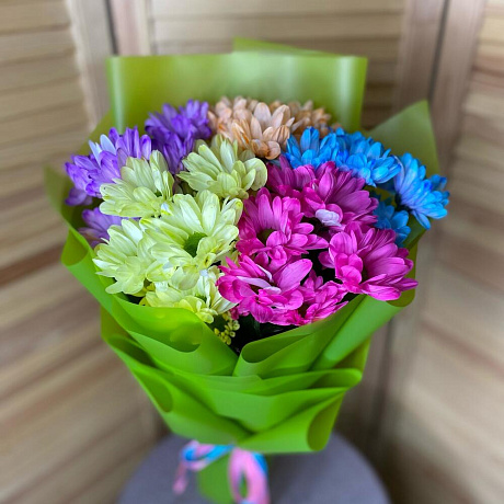 Букет цветов Радуга №191 - Фото 1
