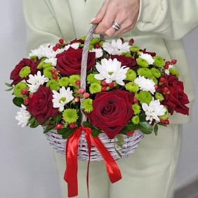 Корзина Цветочный рай