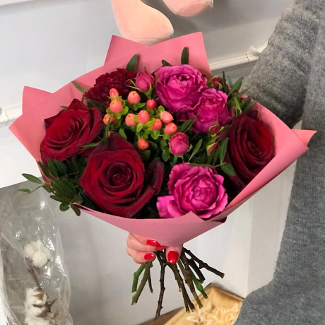 Сборный букет №167 - Фото 1