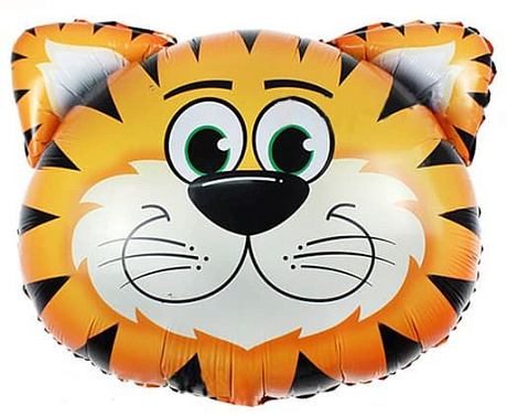 Фигура шар Голова тигра 74 см - Фото 1