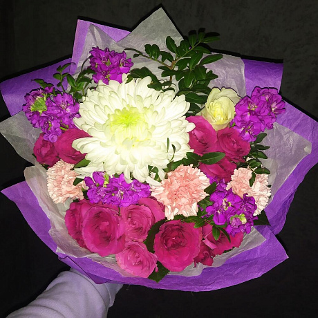 Букет Фиолетовый аромат - Фото 1