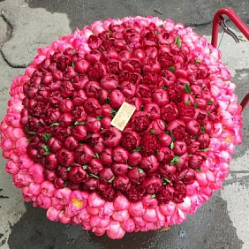 Букет цветов "Моё сердце" №4