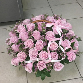 Корзина с цветами №499