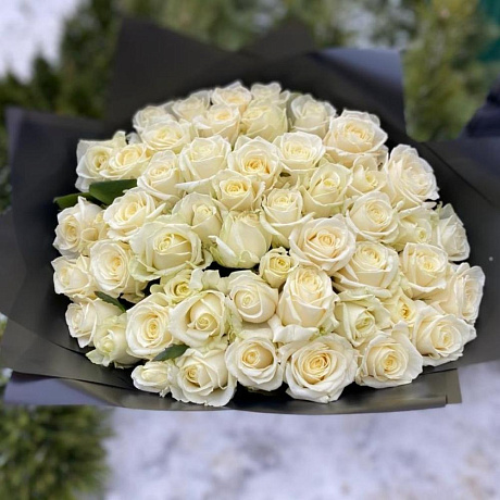 Букет роз Аваланж №166 - Фото 1