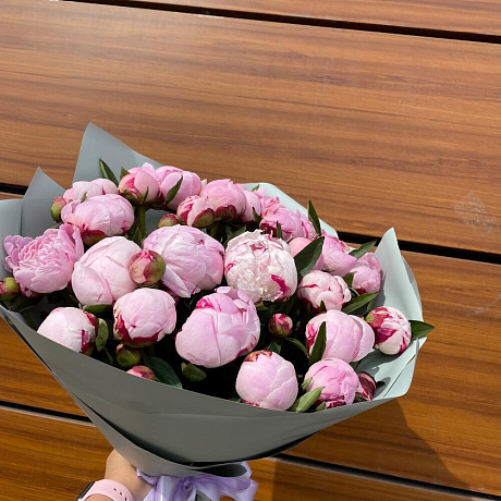 Букет пионов №165 - Фото 1