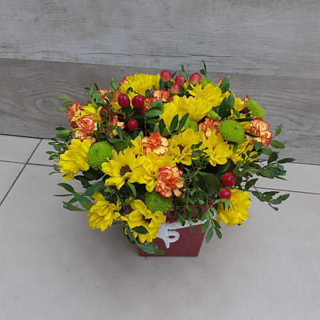 Букет цветов Рябинка - Фото 1