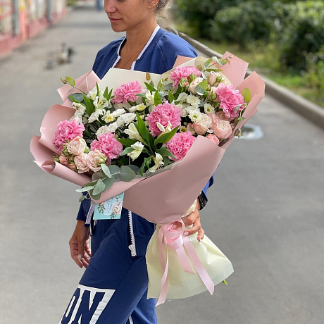 Букет цветов Нежность №232 - Фото 1