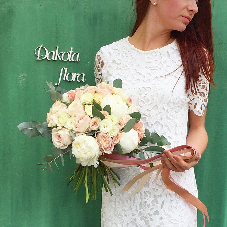 Букет из пионов Единственная №161 - Фото 1