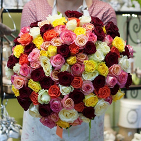 Букет из 101 розы №188