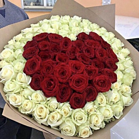 Букет 101 роза Любовь