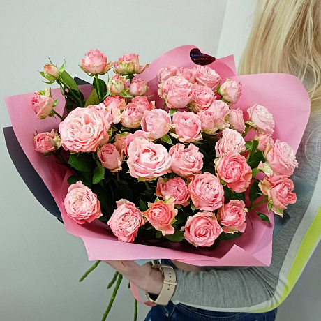 Кустовые пионовидные розы №169 - Фото 1