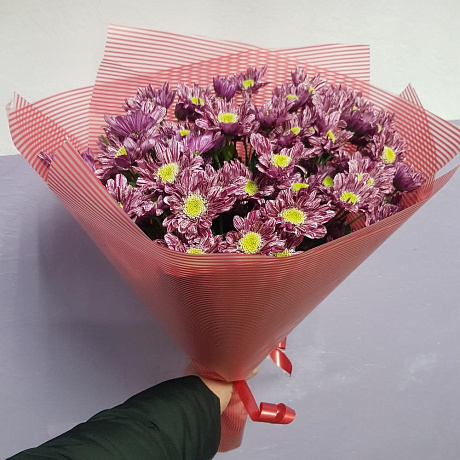 Букет с хризантемами №318 - Фото 1