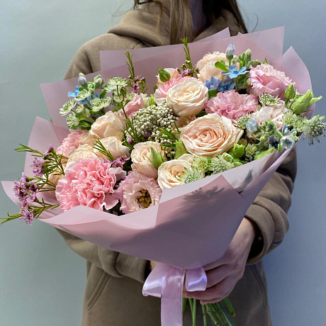 Букет цветов Нежное кружево №161 - Фото 1