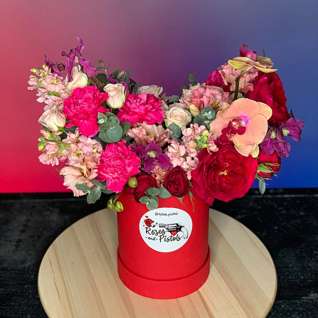 Цветы в коробке №230 - Фото 1