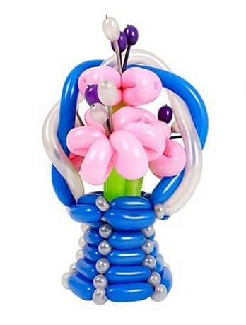 Букет из шаров - Корзина с цветами - Фото 1