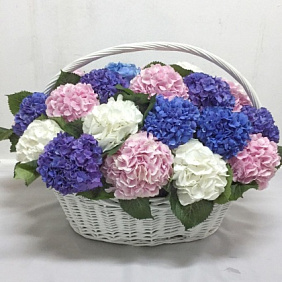 Корзина с Гортензией №161