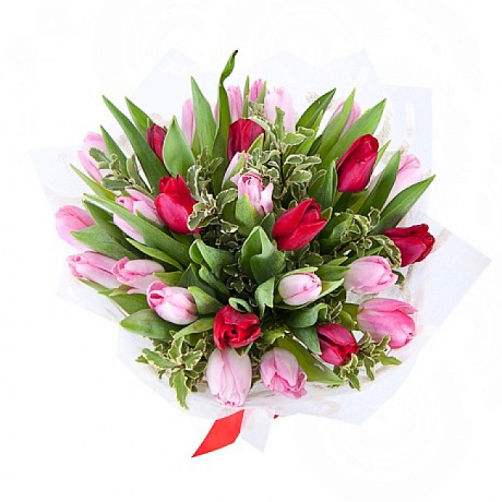 Букет тюльпанов Цветочная мелодия - Фото 1