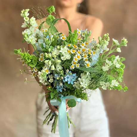 Букет цветов Полевой сад - Фото 1