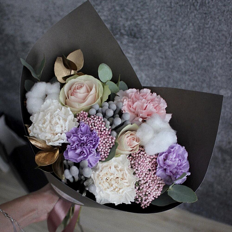 Букет цветов Космический №162 - Фото 1