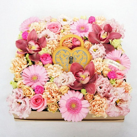 Букет цветов "Золотой ключик"