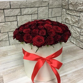 Коробка с розами №167