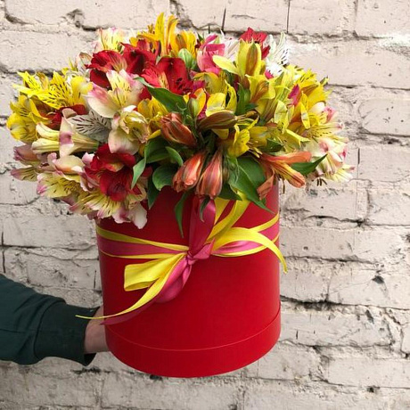 Букет цветов Радуга №173 - Фото 1