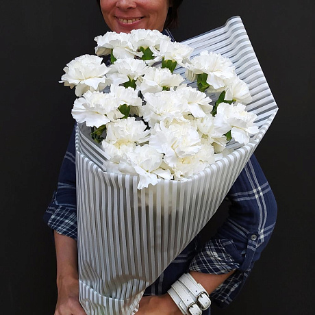 Белые гвоздики №160 - Фото 1