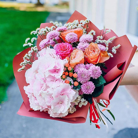 Букет цветов Суфле №163 - Фото 1