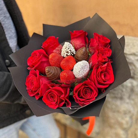 Букет цветов Сатурн xs микс - Фото 1