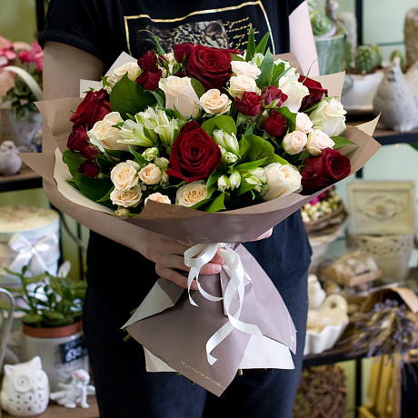 Букет цветов Ромео и Джульетта - Фото 1