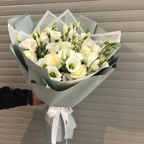 Букет из эустом №2 - Фото 1