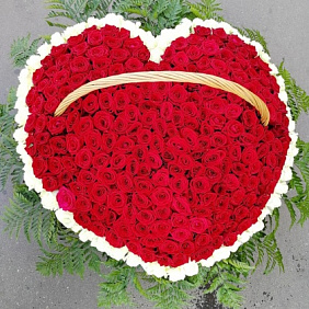 Сердца из розы №163