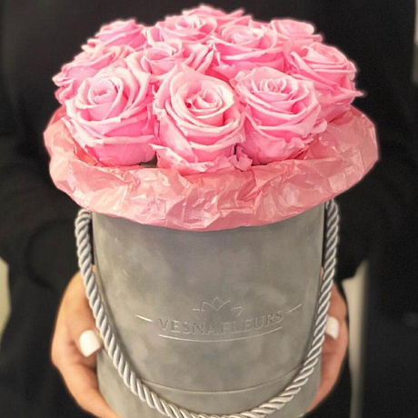 Коробка шляпная с розами - Фото 1