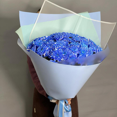 Букет 21 хризантем - Фото 1