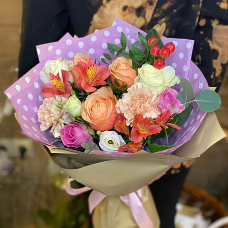 Букет цветов Любезность - Фото 1