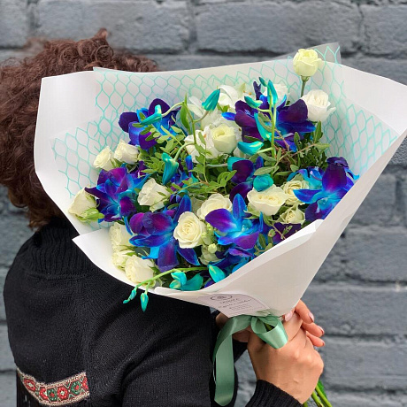 Букет цветов Океан №161 - Фото 1