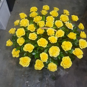 Корзина с цветами №225