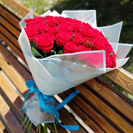 Красная роза №162 - Фото 1