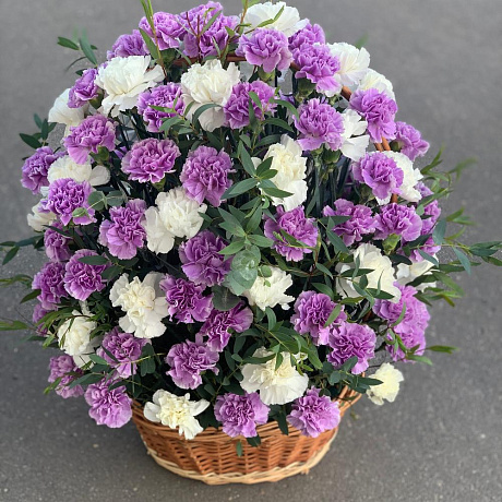 Корзина с цветами №375 - Фото 1