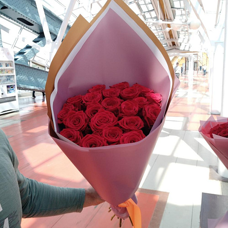 Букет из 21 розы №162 - Фото 1