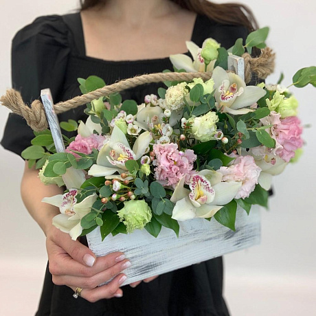 Букет цветов Воздушная акварель №161 - Фото 1