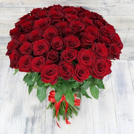 51 красная роза (Ред игл) - Фото 1