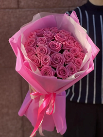 Букет из роз сорта Аква