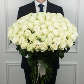 Букет из 101 Эквадорской розы №163
