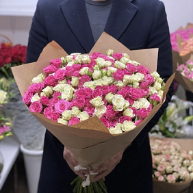 51 кустовая роза баблз