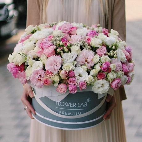 Цветы в коробке №344 - Фото 1