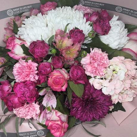 Букет цветов Романтика №165 - Фото 1